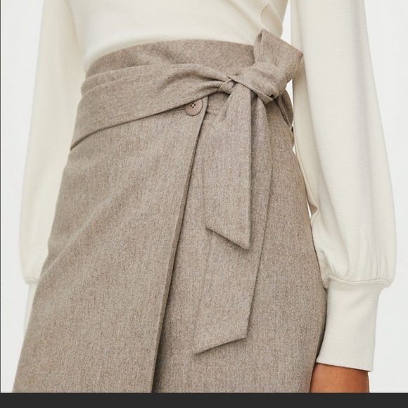 Babaton Karl Wool Cashmere Skirt - Picture 3 of 4